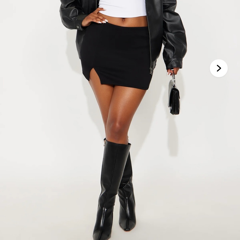 Fashion Nova Black Mini Skirt